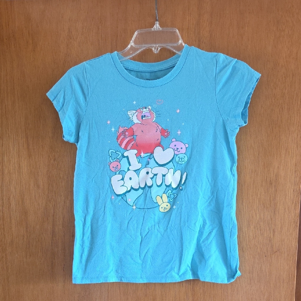 Kids Aqua Graphic Tee with Fun Print